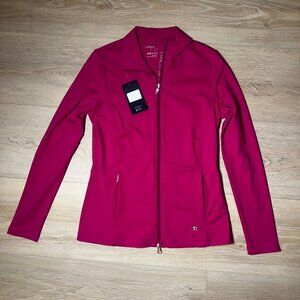 Lohla Sport Women’s Soho Full Zip Jacket Small Bougainville Pink NWT